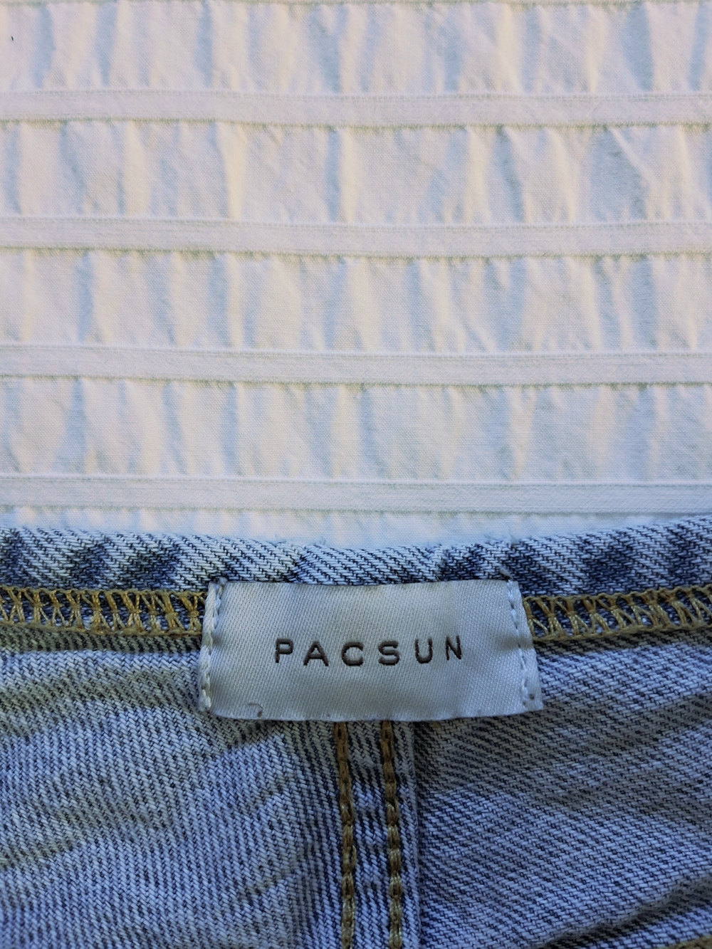 PACSUN - LIGHT WAS CARGO STRAIGHT JEANS🎨🌻☀️ - Picture 6 of 6